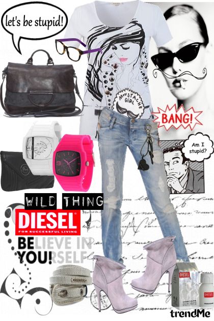 be stupid *collage* !