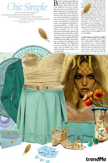 Turquoise and Gold!