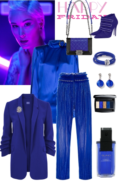 HOW TO WEAR PURPLE BLAZER