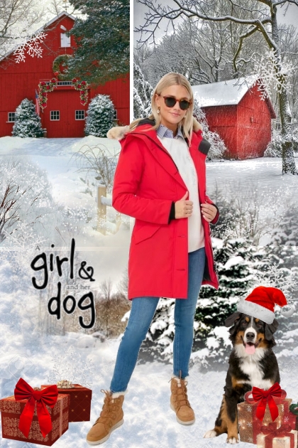 A Girl and Her Dog