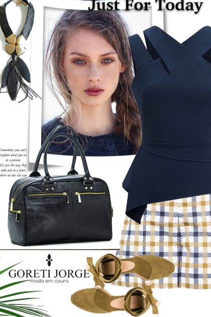 Leather black hand bag