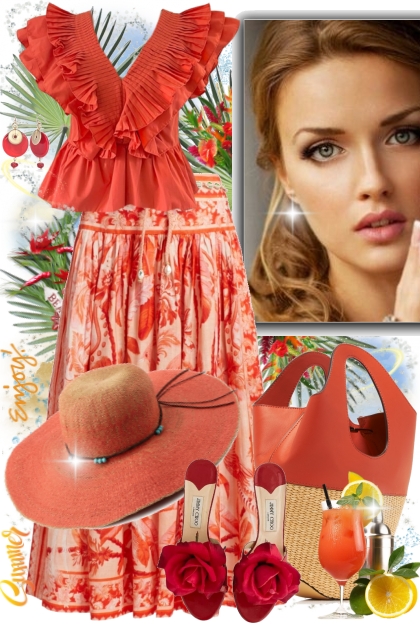 Set Zimmermann Lyre Yoke Midi skirt