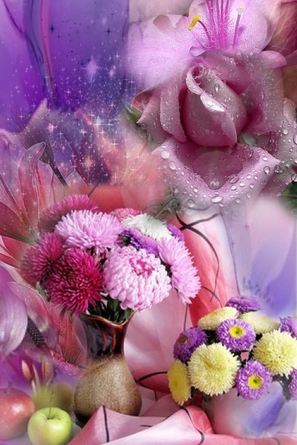 Pink and purple