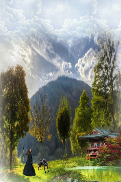 A hut in the mountains 