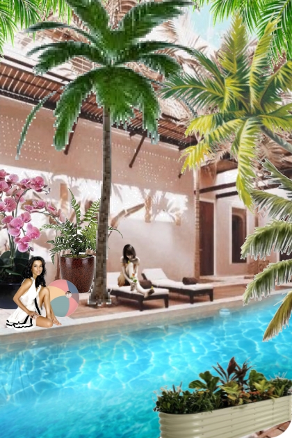 By the pool 3
