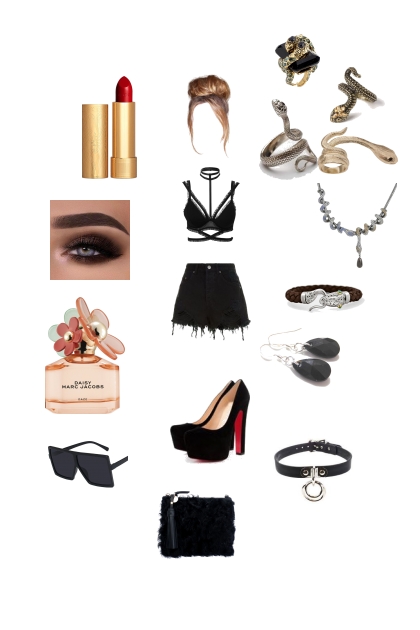 Dark party outfit