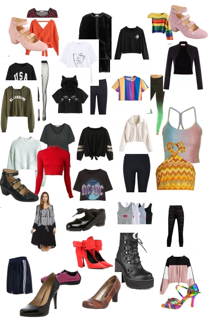 dance crop tight
