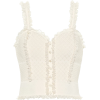 ALEXANDER MCQUEEN Lace-trimmed tank top - Tanks - 
