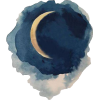 Crescent moon illustration - Illustrations - 