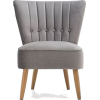 DUNELM grey velvet chair - Furniture - 