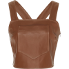 STAUD brown leather top - Shirts - 