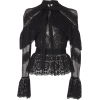 Zuhair Murad Cape Overlay Tulle Top Col - Long sleeves shirts - $2,090.00 