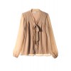 DEUXIEME CLASSE 【再入荷】シルクシフォンジャージ プルオーバー - Long sleeves shirts - ¥18,900  ~ $167.93